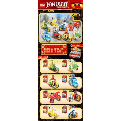 [COD]MAINAN ANAK LEGO BRICKS NINJAGO LEGACY MOTOR PEDANG SWORD SERIES ACTION FIGURE SUSUN KEREN MINI