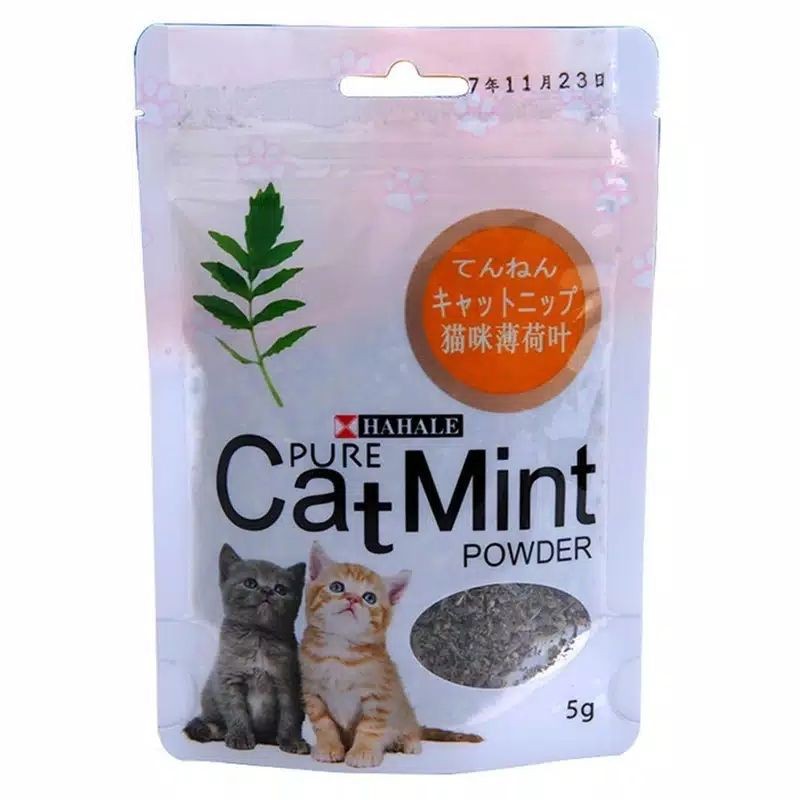 Bubuk catnip mint alami 5gr untuk kucing