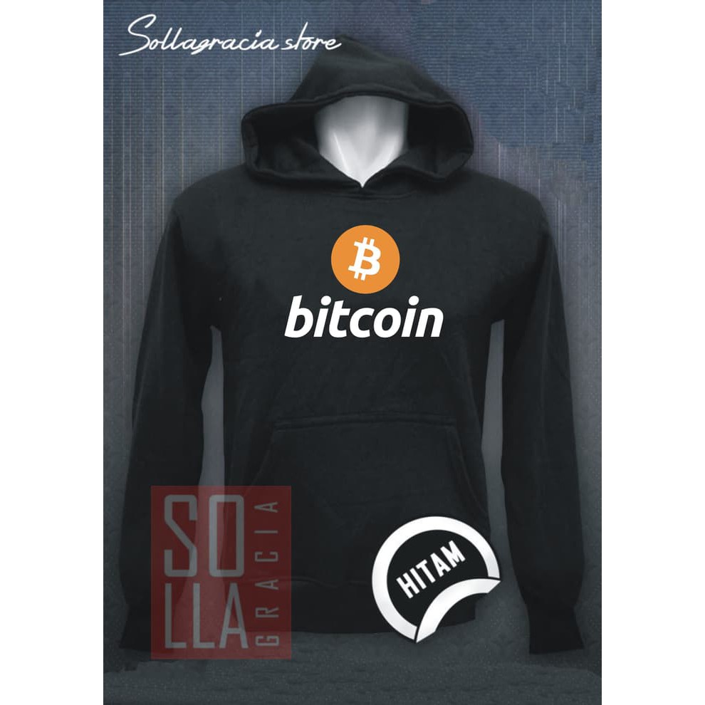 JAKET HOODIE SWEATER BITCOIN TERBARU