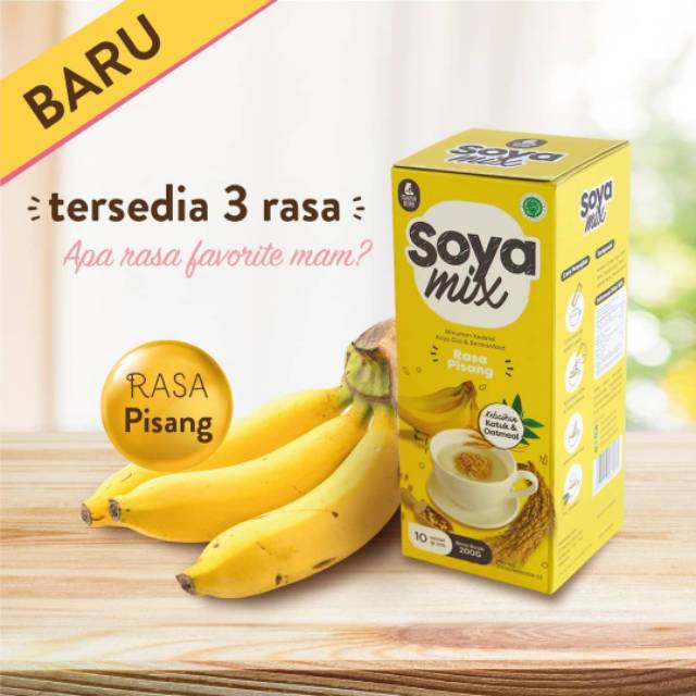 Soyamix zoyamix soya oat pelancar asi booster mamabear free packing dus