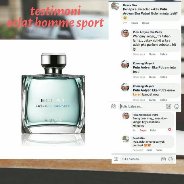 eclat homme sport perfume