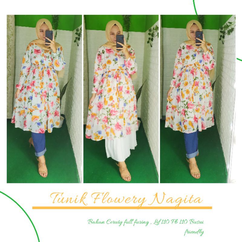 Tunik Nagita Terbaru Atasan Dress Zara Nagita