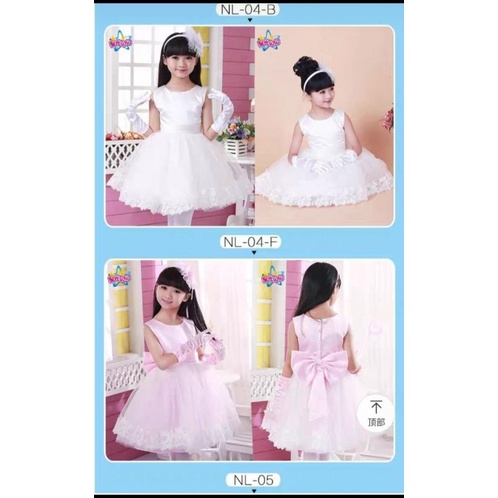 gaun pesta anak impor/gaun pesta mewah