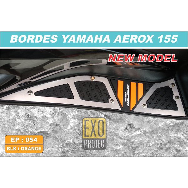 Bordes Aerox 155 - Karpet Karet Aerox 155 - Aksesoris Aerox 155 - Pijakan Kaki Aerox 155