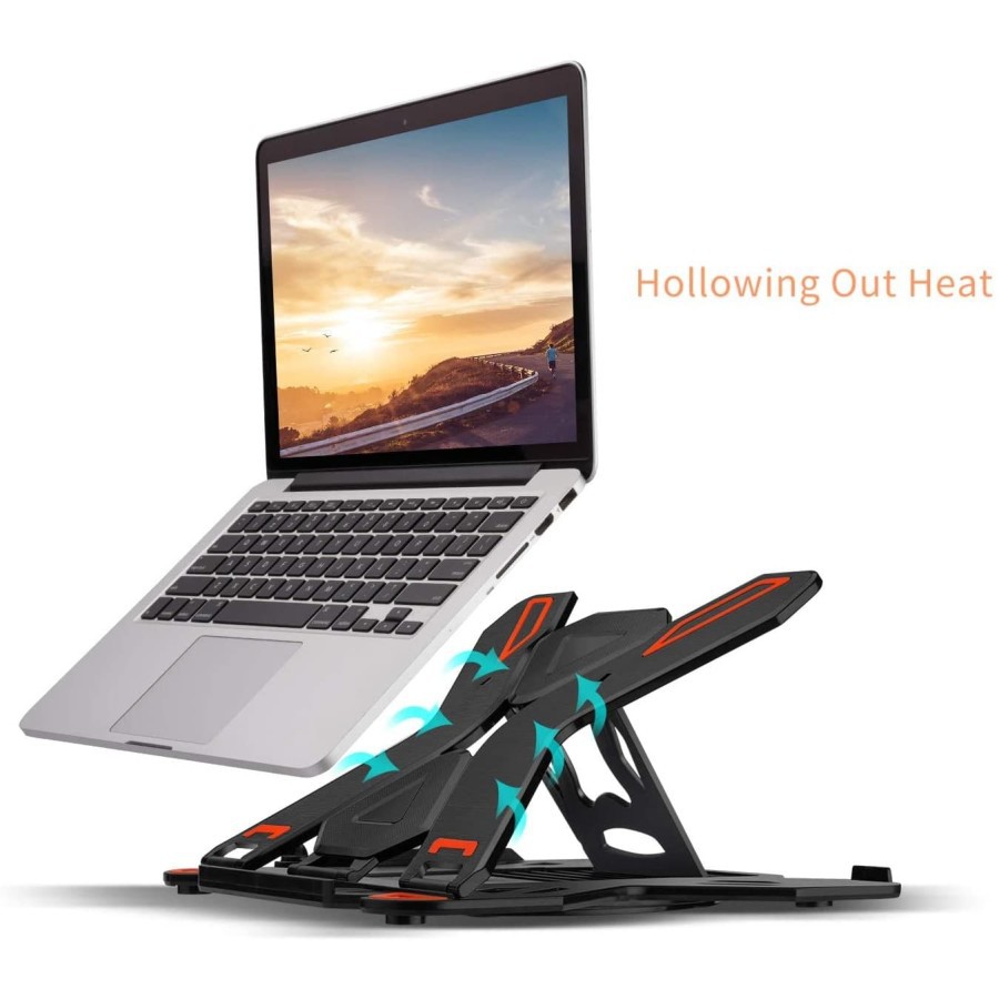 TATAKAN ALAS LAPTOP ADJUSTABLE STAND NOTEBOOK COOLING PAD HOLDER PHONE