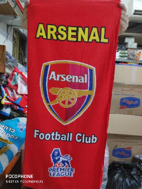 HANDUK BOLA CLUB / HANDUK BOLA DAN MOTIF  KATUN KWALITAS PALING BAGUS, CERAH