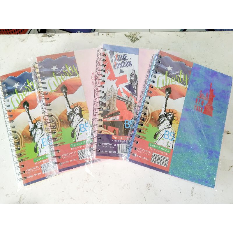 

Note Book Spiral Yoichito SBY 021 B5