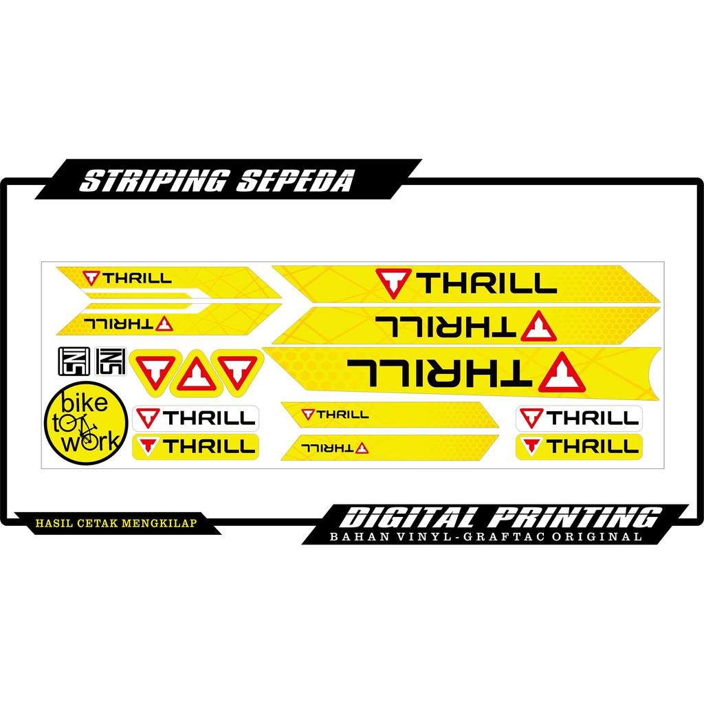 STRIPING SEPEDA THRILL