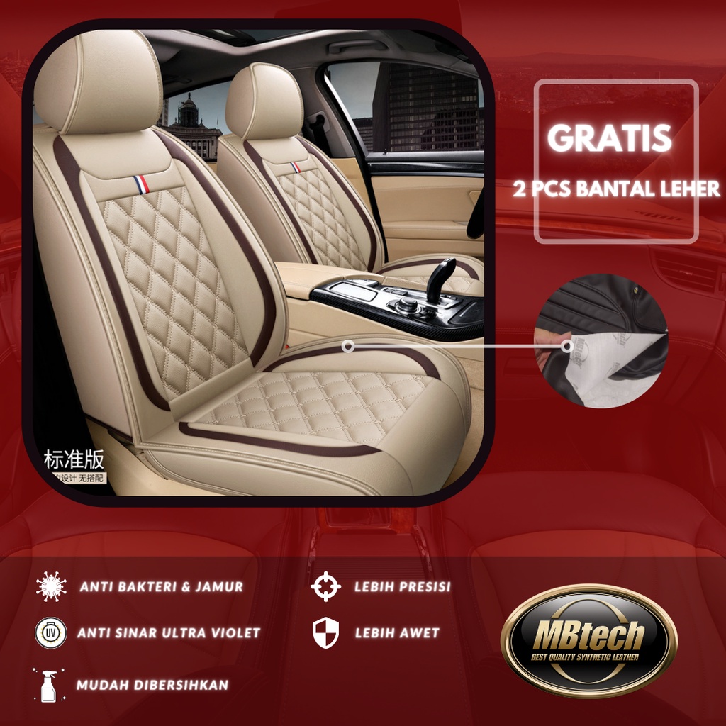 BAHAN PREMIUM MBTECH - Sarung jok sporty mobil Avanza Xenia Ertiga Mobilio Grand Livina Rush Terios 
