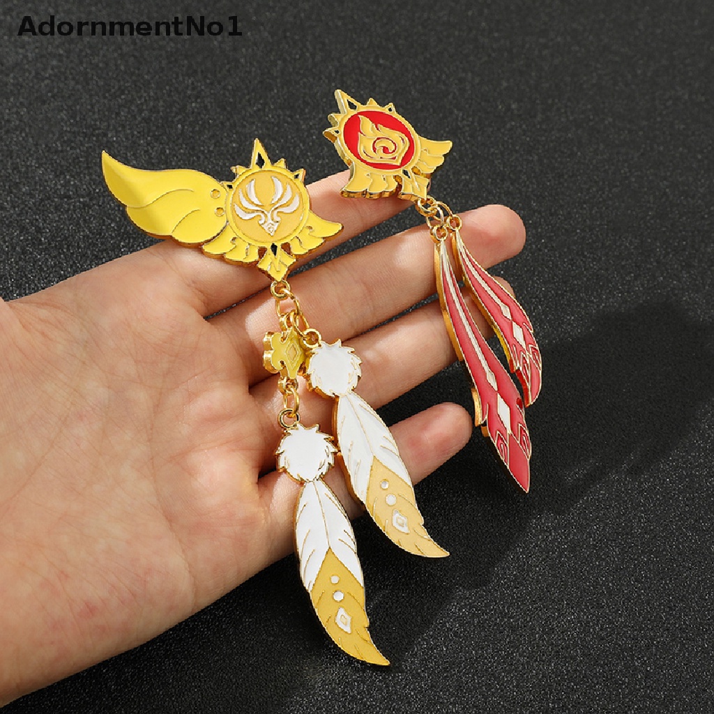 (AdornmentNo1) Bros Pin Alloy Desain Game Genshin Impact Barbatos Venti eye of God insignia