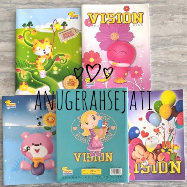 

buku tulis sekolah anak vision 38 lembar ORIGINAL