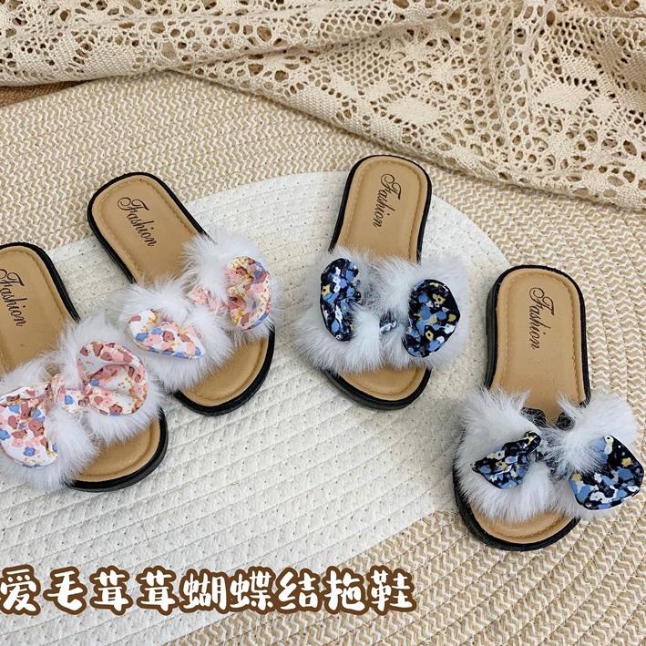 『8.8 FLASH SALE』 SDBL-Sandal Anak Perempuan Import Feathery grosir
