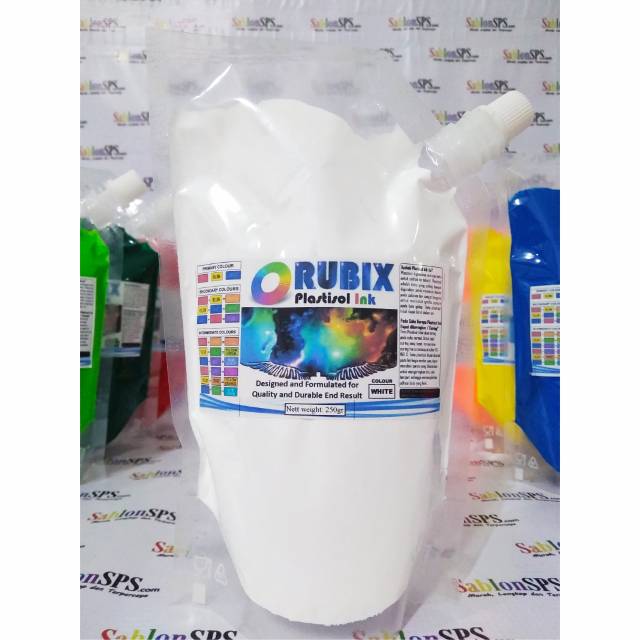 Tinta Sablon Distro Plastisol Putih White