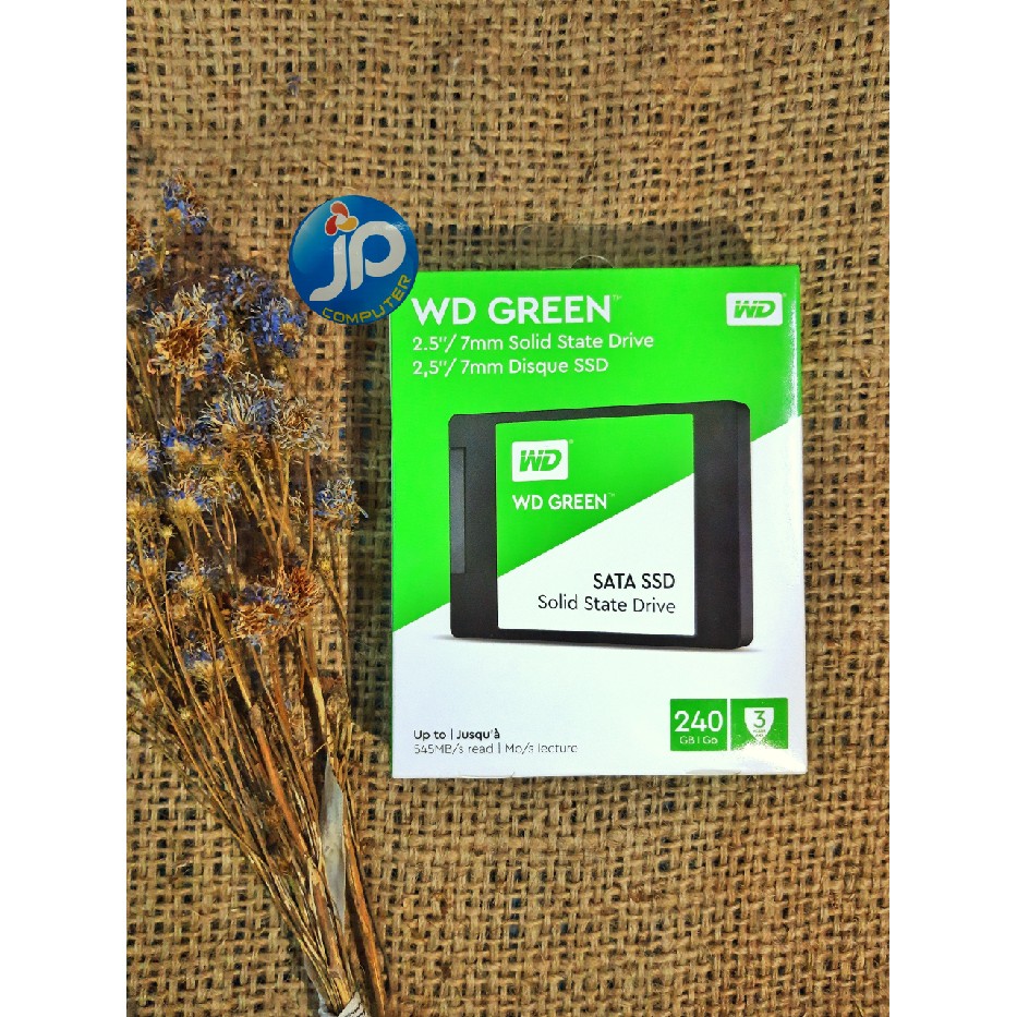 SSD WD Green 240GB 3D NAND SATA 2.5inch 7mm Garansi 3 Tahun Baru Ori