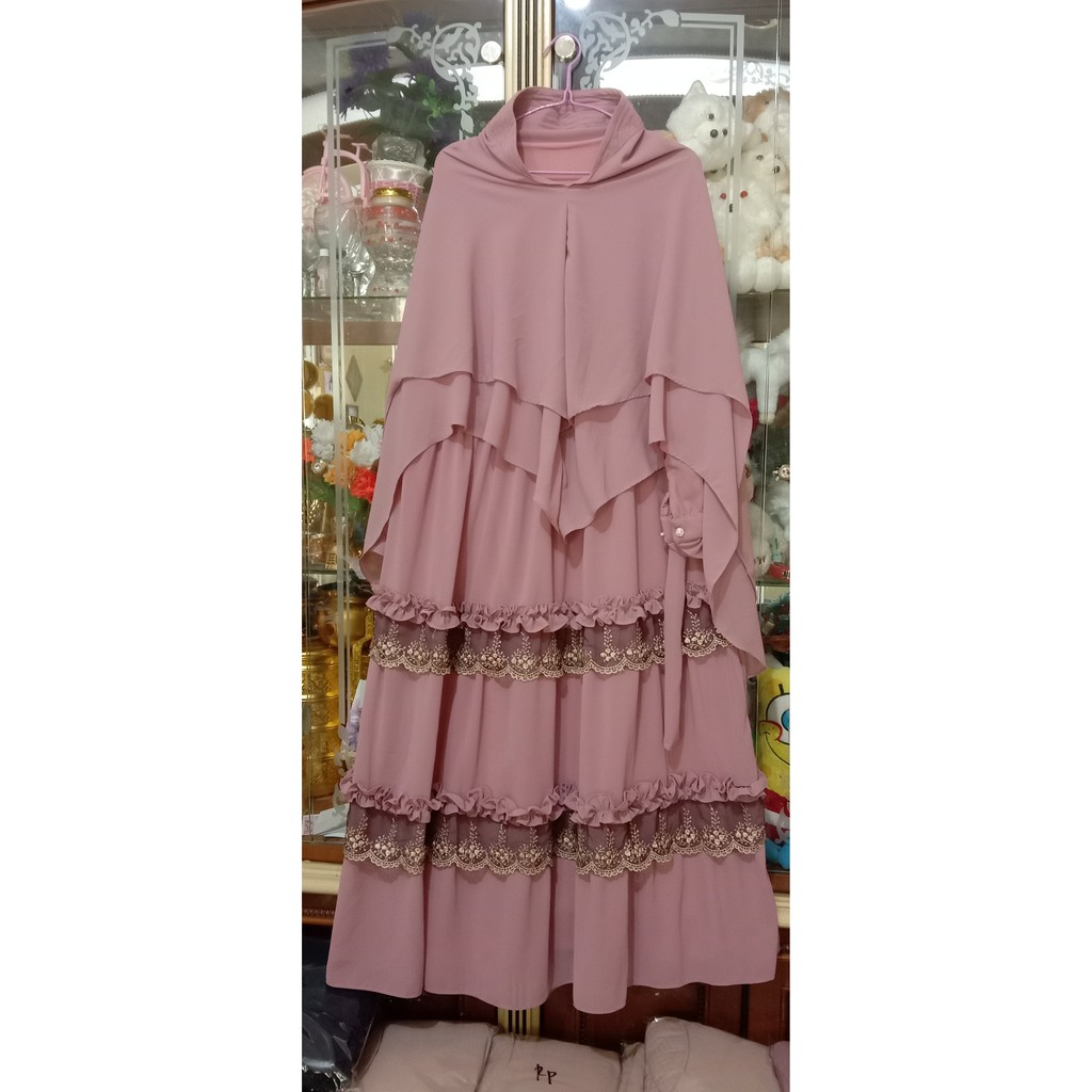 Gamis Syar'i Renda Kriwil