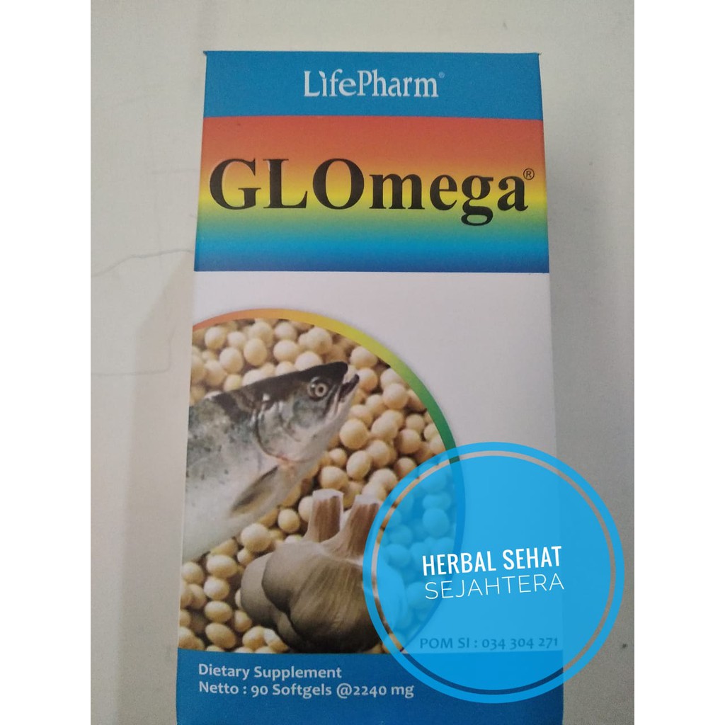 GLOMEGA ISI 90 SOFT GEL ( Fish Oil Omega3 ) / Fish Oil Omega 3 Glomega