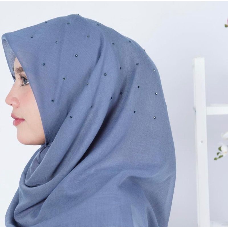 kerudung segiempat paris swarosky bungatta