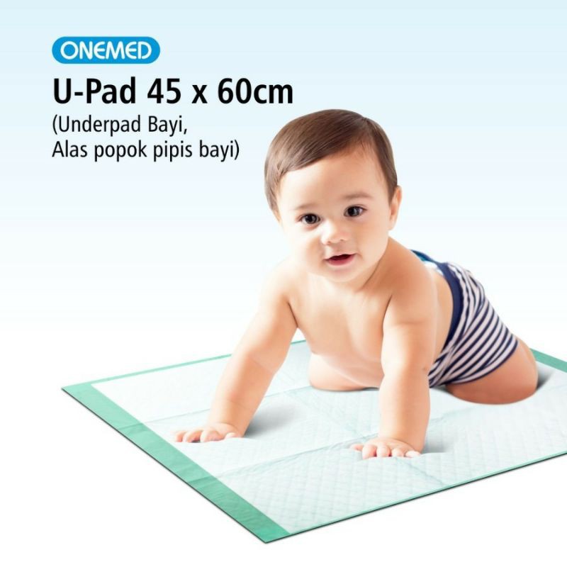 Underpad Alas Popok Bayi &amp; Anak Onemed Ukuran 45 x 60 cm Pak Isi 10's OJ