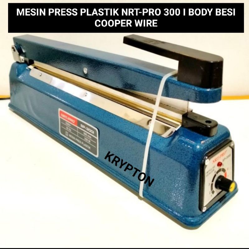 MESIN PRESS PLASTIK 30CM BODY BESI NRT-PRO 300I COOPER WIRE