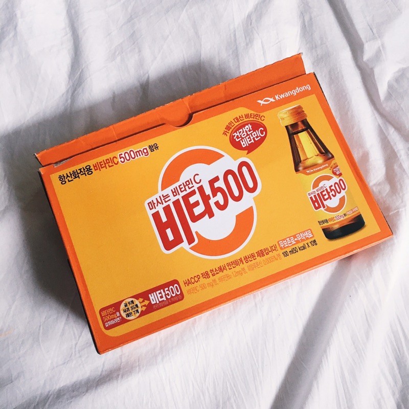 

KWANGDONG VITA500 VITA 500 JENNIE DRINK MINUMAN VITAMIN KOREA IMPORT 10 BOTOL