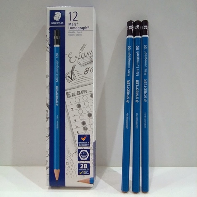 

(1 PCS) Pensil Staedtler 2B Mars Lumograph