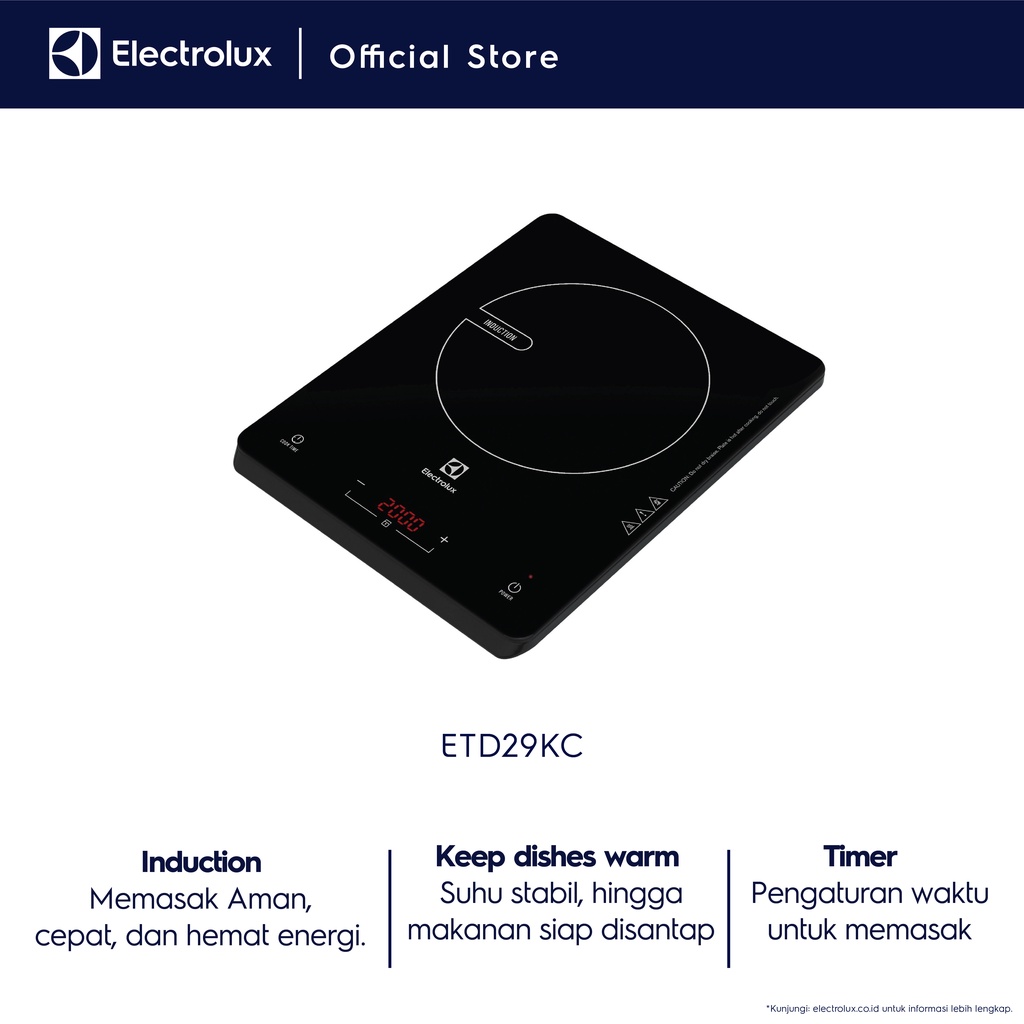 Jual Electrolux Portable Induction Cooker ETD29KC / ETD 29KC / ETD 29