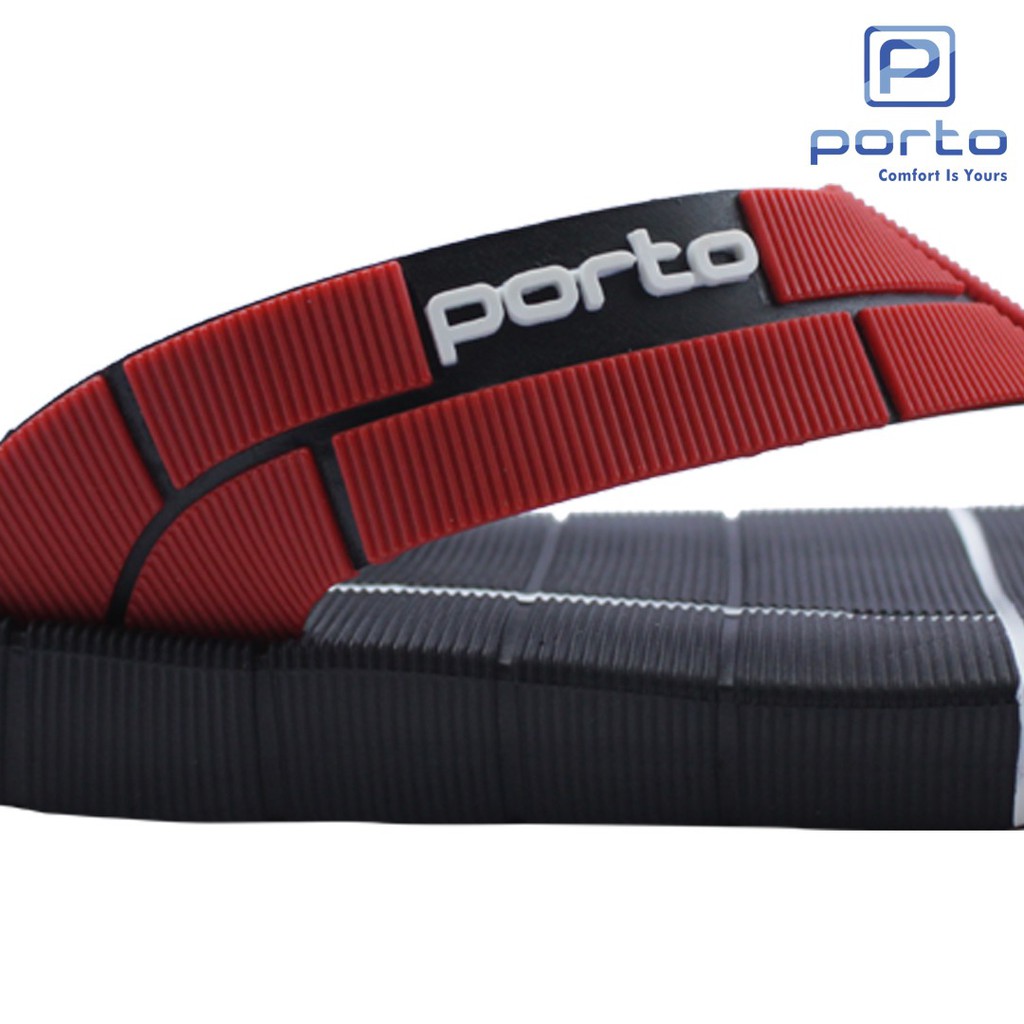 Porto - Sandal Sepatu Pria Sandal Jepit Empuk Sandal Karet 1034M-4