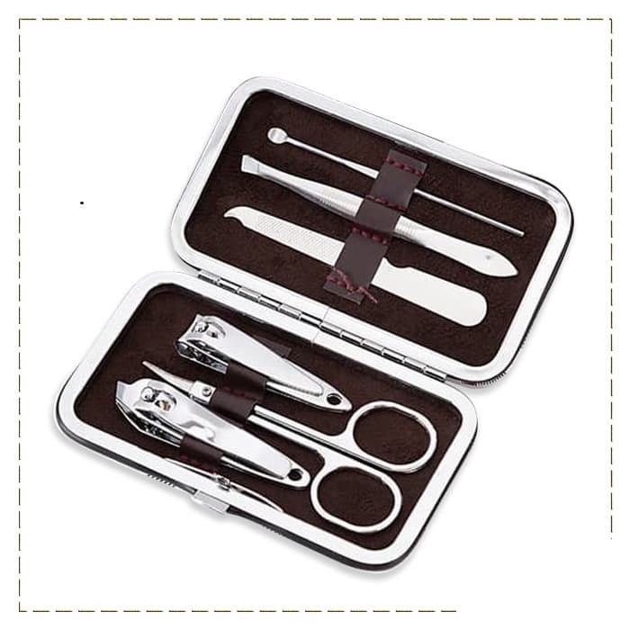 Set Alat Gunting Kuku 6 In 1 / Medicure Pedicure Set 6pc