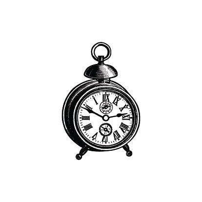 

POTATOO VINTAGE CLOCK Temporary Tatto Sticker
