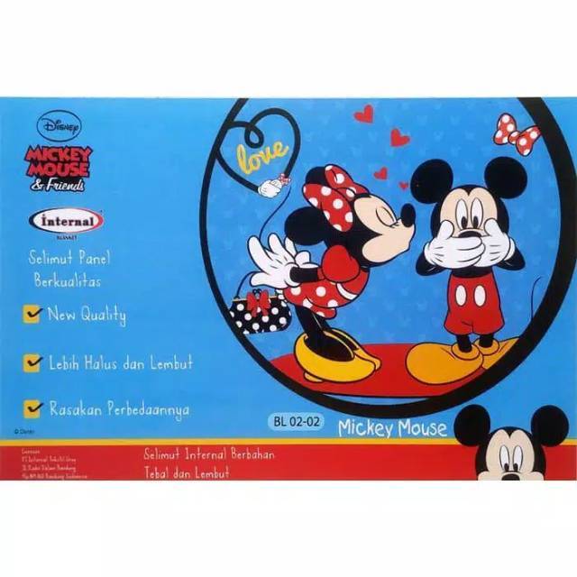 Selimut internal jumbo feozen zopia mickey mouse cars pooh barca spiderman 230x200 by internal