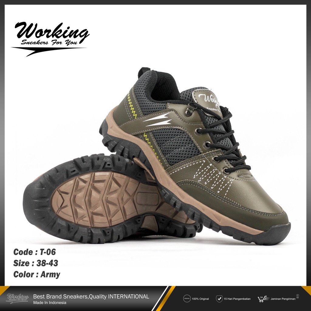 Working Sneakers For You Sepatu Hiking T-06 Original