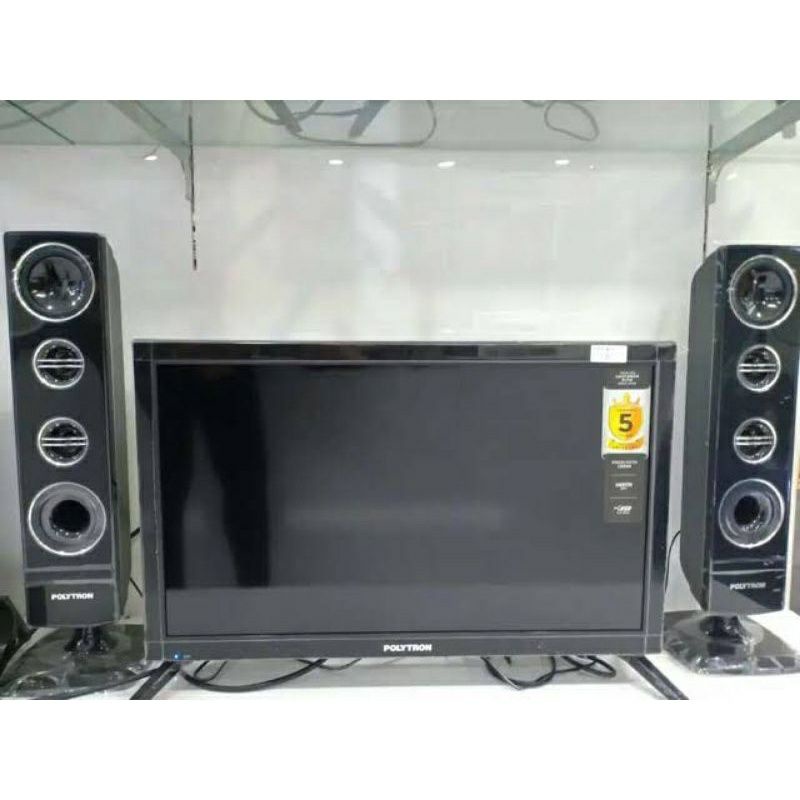 TELEVISI TV LED POLYTRON PLD24TV1855 24INCH TERMURAH KHUSUS AREA SAMARINDA