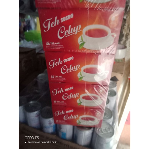 Teh Celup SOSRO isi 30 tea bag/pcs