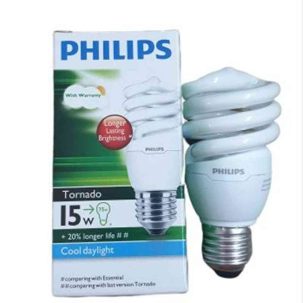 Lampu Tornado Philips 15 Watt - Kuning