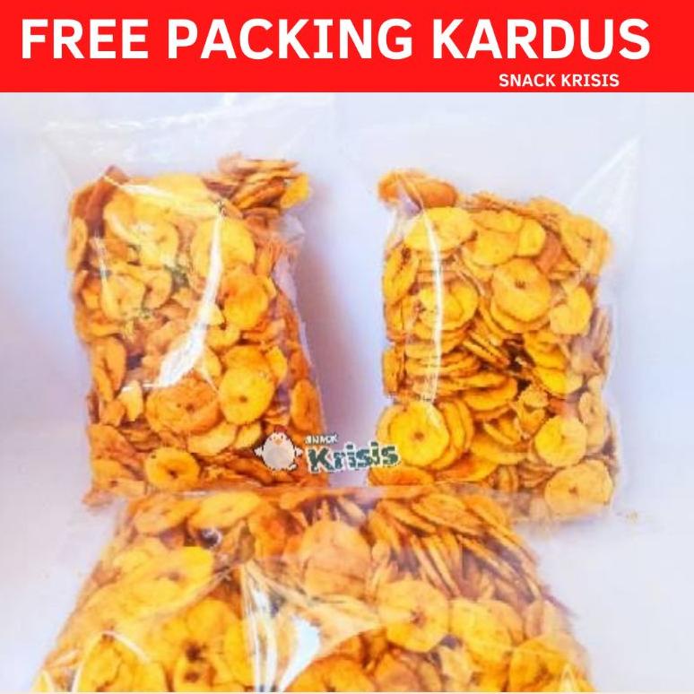 

NEW Keripik Pisang Super 500 gr Kripik Pisang kepok Super Madu Karamel ♡ 876