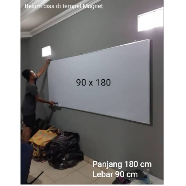 Whiteboard papan tulis 90 x 180 cm