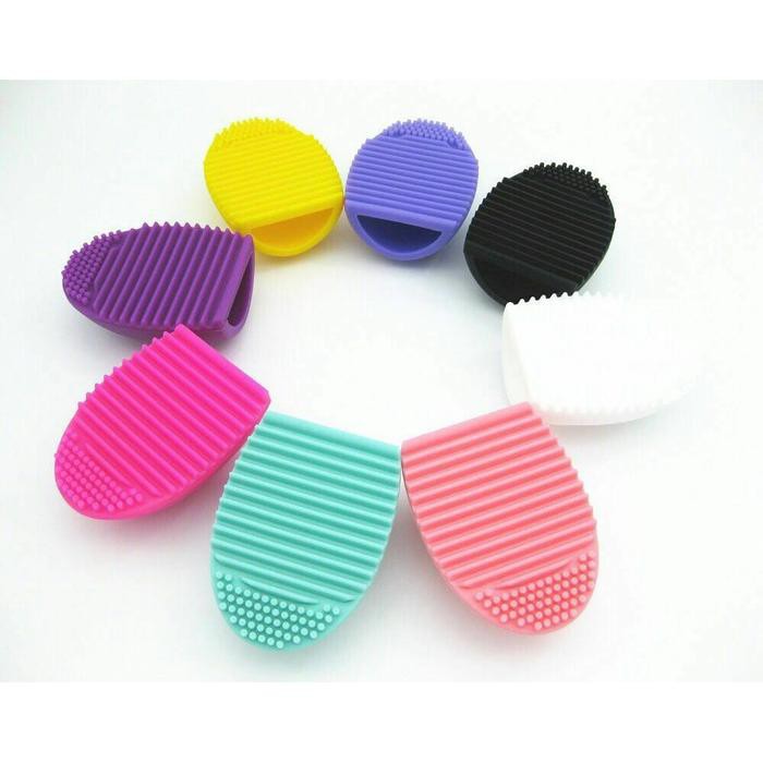 [PROMO SPESIAL] Makeup Brush Egg Pad / Pembersih Kuas Makeup / Brush Cleaner 50gr HIGH QUALITY IMPOR