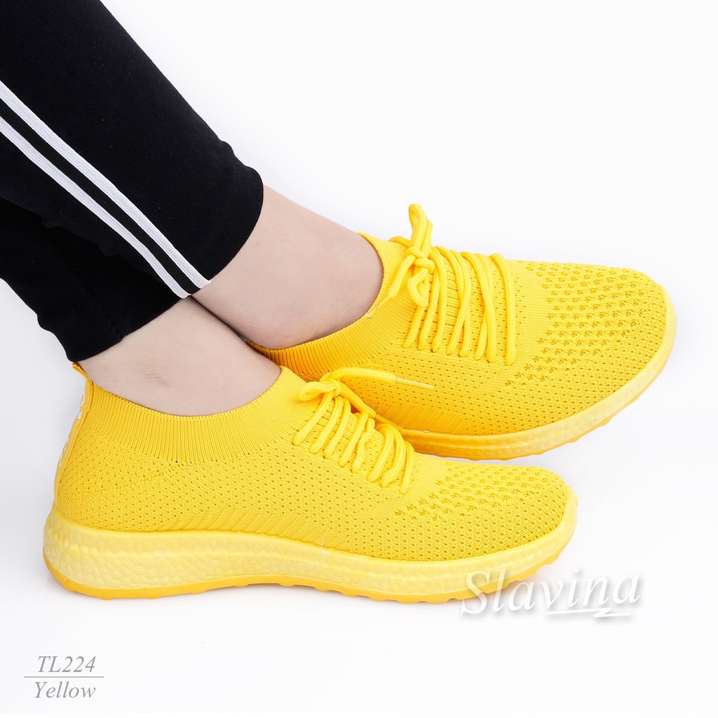 [JUALSEMUA18]Series #TL224 Slavina Sovellia FlyKnit With Ultra Boost Colorway Outsole &amp; Sponge Insole