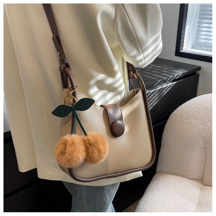 BJ15376 - BLACK/COFFEE/KHAKI - TAS WANITA FASHION IMPORT MODIS ELEGAN TERMURAH TERLARIS TERBARU BAGSTORE JAKARTA TAS BATAM EL5376 MIRIP ZC2838