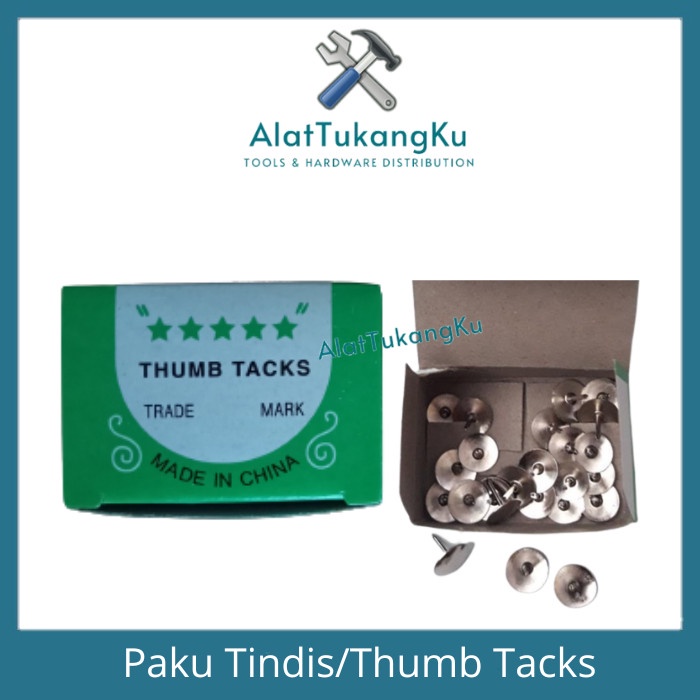 Paku Tindis Thumb Tacks/Paku Mading/Paku Payung/Paku Pinus