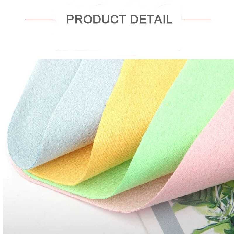 (BISA COD) FTIHSHPLOVINGFANG Kain Microfiber Lap Pembersih Lensa Kacamata 150x175mm 5PCS