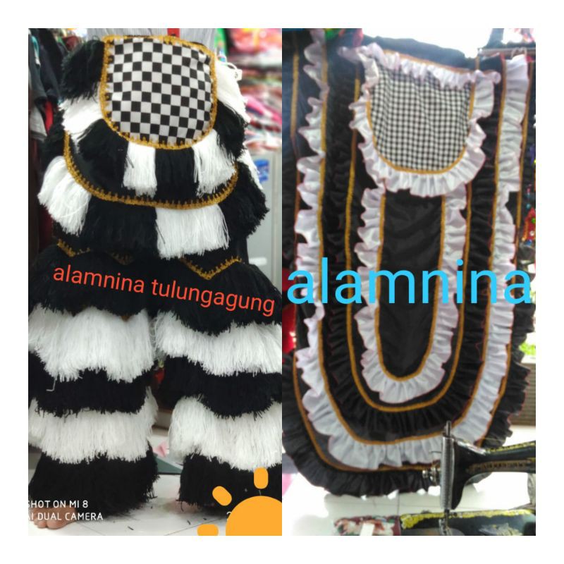 celana barongan dan selimut kemul barongan dewasa