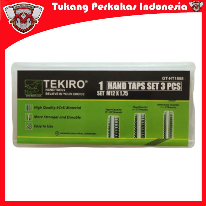 TEKIRO HAND TAP SET M12×1,75