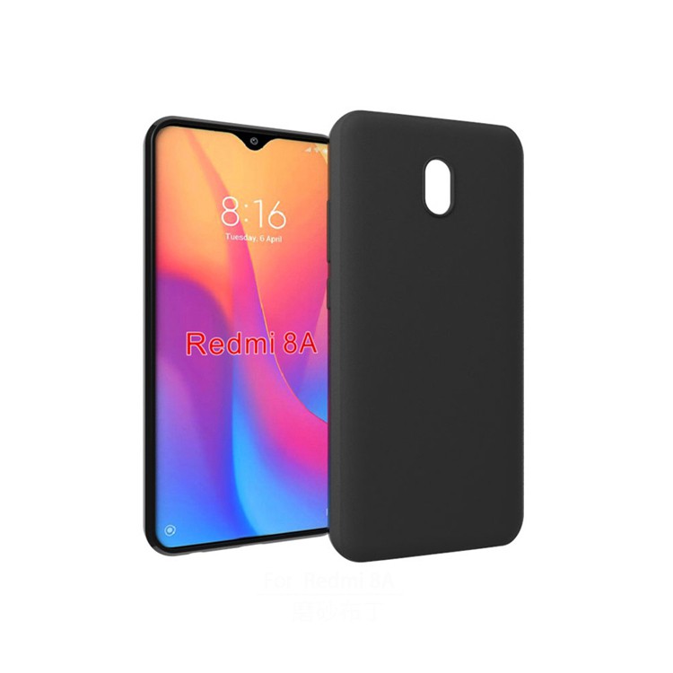 Softcase Xiao Mi Redmi 7A 8A 8 Silikon Slim Matte Jelly Hitam Jelly Lentur Lembut