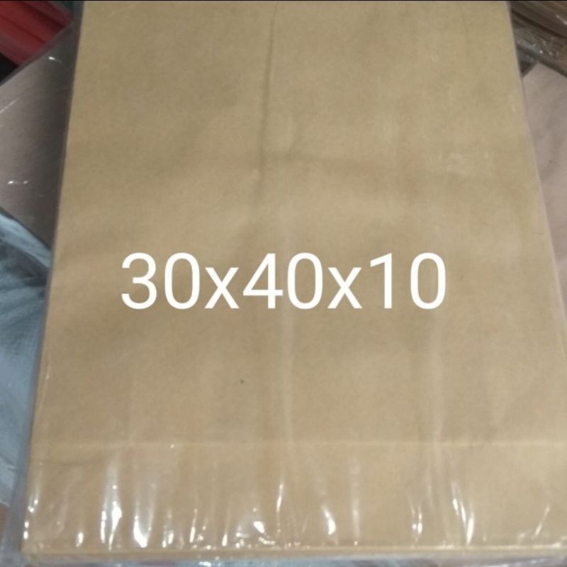 PAPER BAG POLOS JUMBO 30x10x41 CM