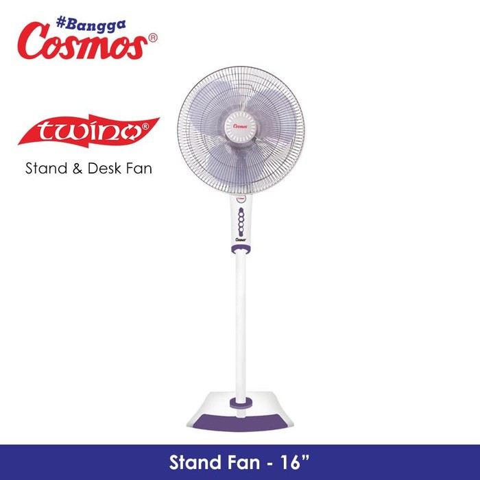 COSMOS Kipas Angin Stand Fan &amp; Desk  2in1 16&quot; / Kipas Angin Berdiri 16 inch 16 SEN - Garansi Resmi 1 Tahun