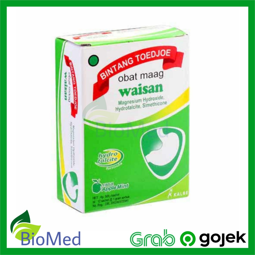 WAISAN BINTANG TOEDJOE - Serbuk Obat Sakit Maag Lambung Kembung Perut