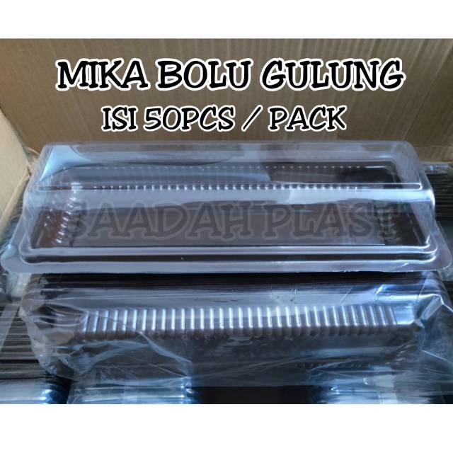 (ISI 50) Mika Bolu Gulung BGT 25 / Mika BGT25 / Box Bolu Gulung uk. 8x25
