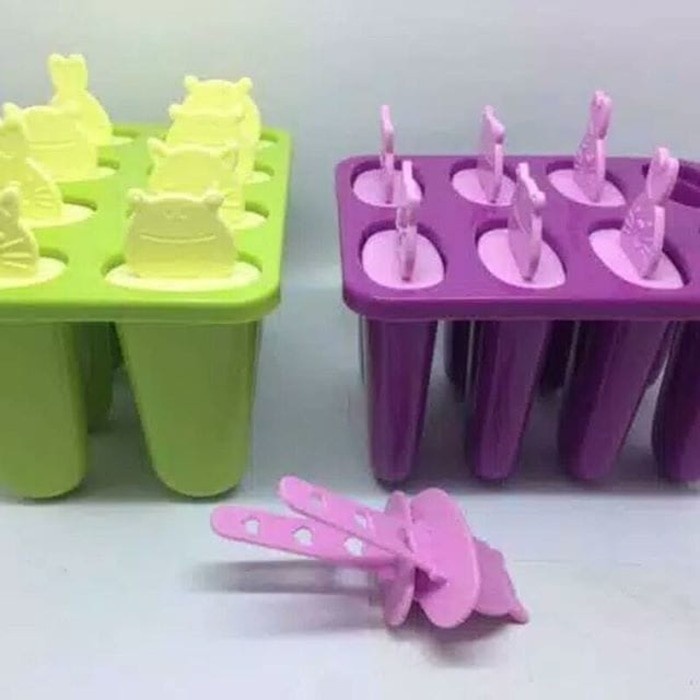 GS Cetakan Stick Ice Cream 8 IN 1 Puding Coklat Mold Dapur Masak Set Es Lilin