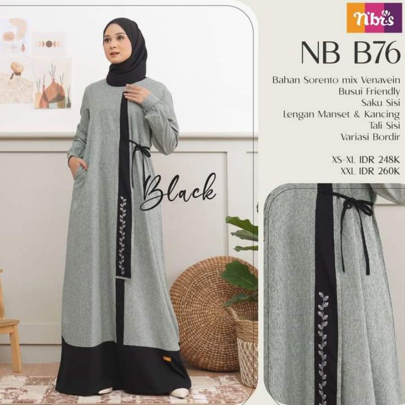 NB B76 Gamis Nibras